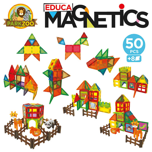 Magnetics - Park Zoo - 50 Pieces