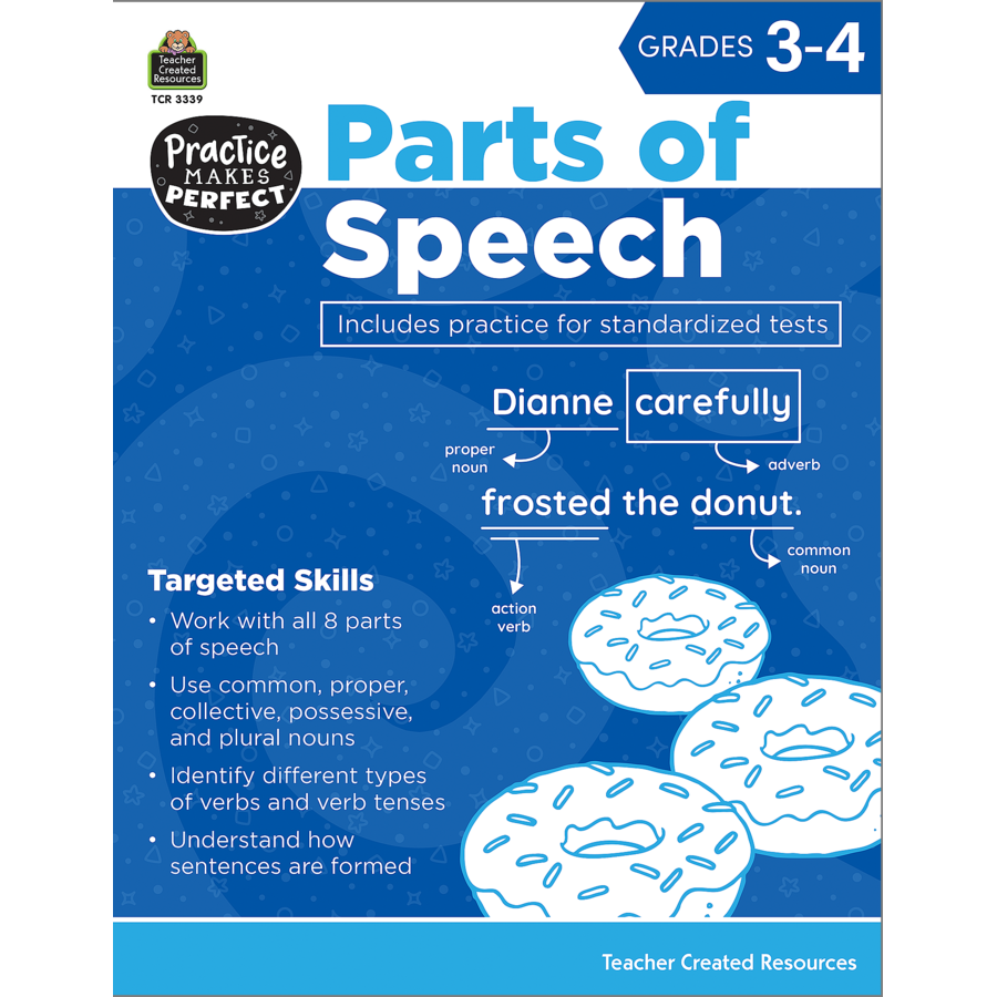 Practice Makes Perfect: Parts of Speech Grades 3-4