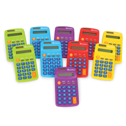 Rainbow Calculators, Set of 10