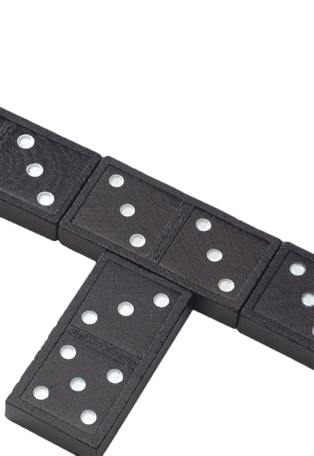Double Six Wooden Dominoes