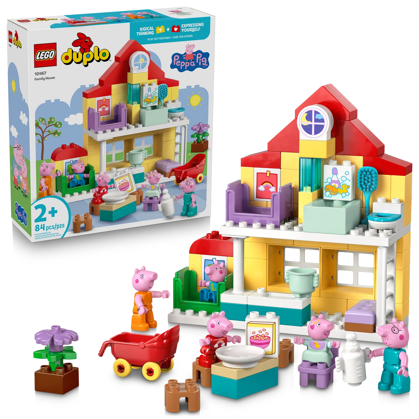 La maison de la famille Peppa Pig de Duplo