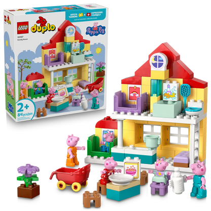 La maison de la famille Peppa Pig de Duplo