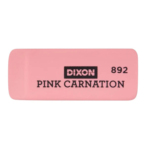 Pink Carnation Wedge Erasers - Pack of 36