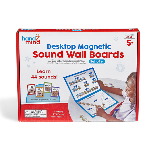 Desktop Magnetic Sound Wall Boards - Set of 6