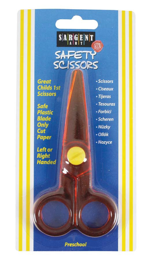 4" Plastic Safety Scissors