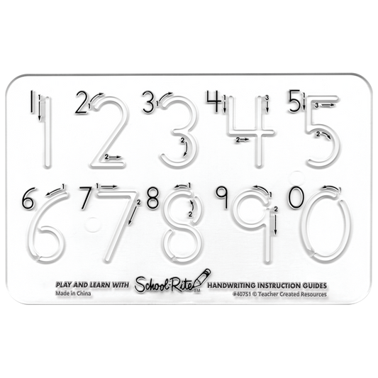 Handwriting Instruction Guides - Numbers