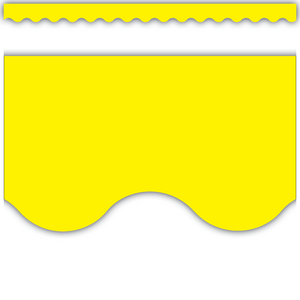 Yellow Scalloped Trimmer 35'