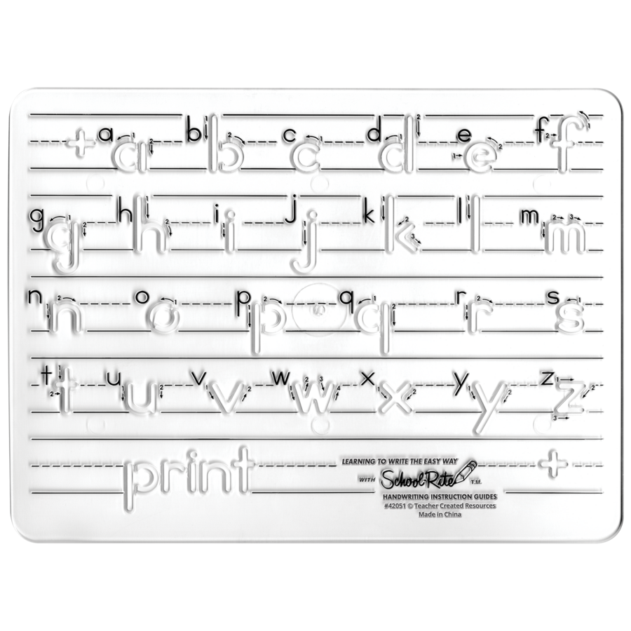 Handwriting Instruction Guides - Lowercase Manuscript