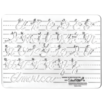 Handwriting Instruction Guides - Uppercase Cursive