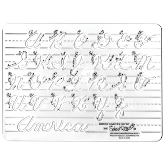 Handwriting Instruction Guides - Uppercase Cursive