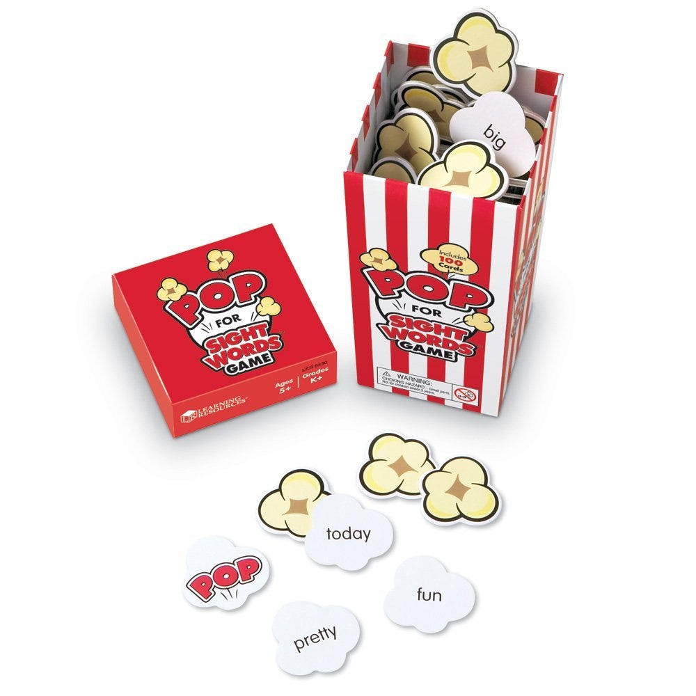 POP for Sight Words™ Game – Sonsuh Educational Supplies Inc.