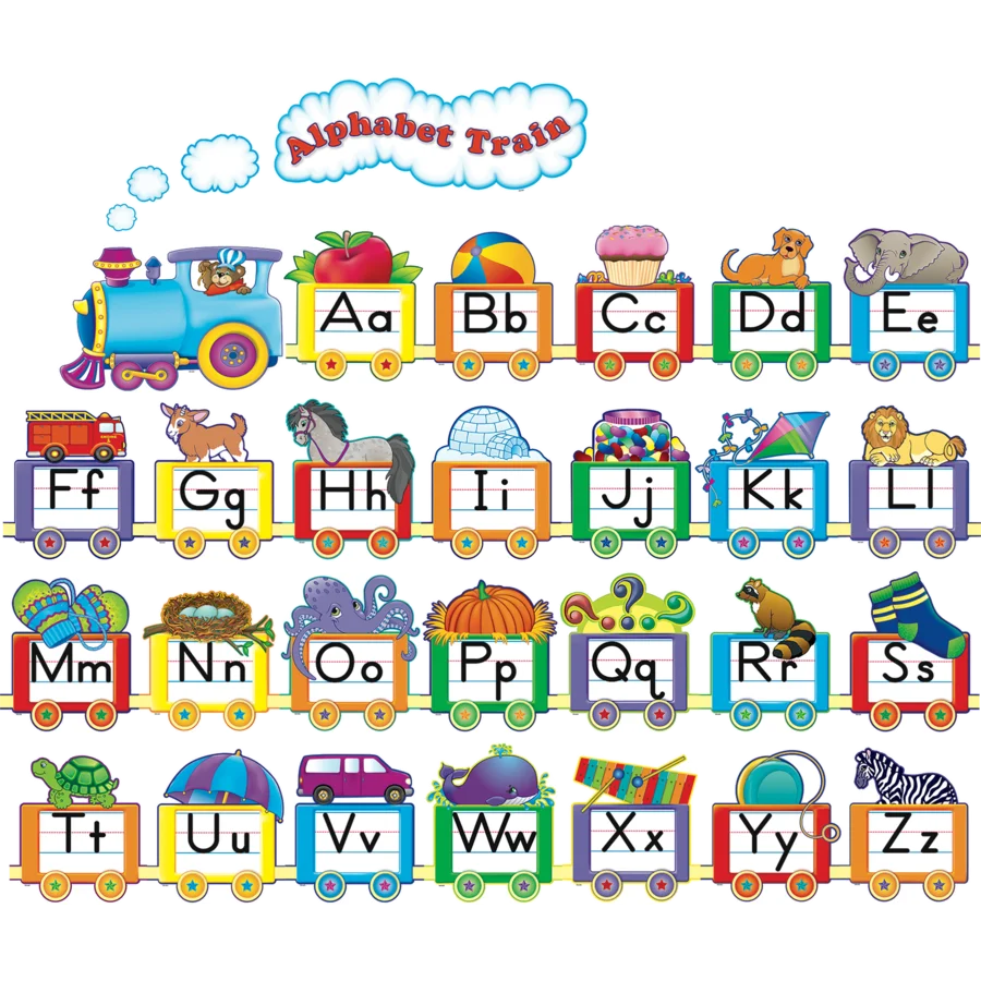 Alphabet Train Bulletin Board Display Set