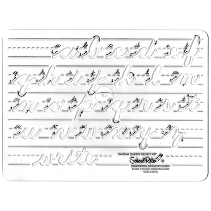 Handwriting Instruction Guides - Lowercase Cursive