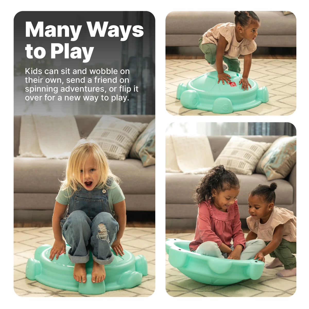 Topsy Turtle™ Rocking Disk & Stepping Stone