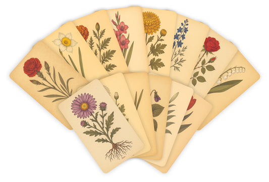 Botanical Rubbing Plates - Set of 14