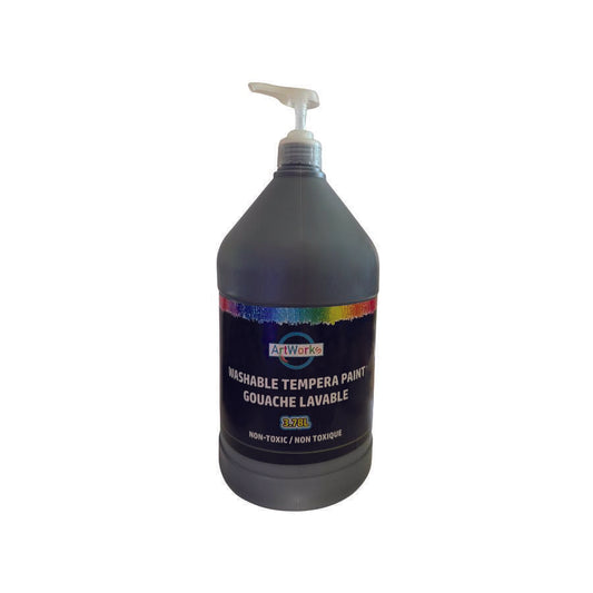 Washable Tempera Paint With Pump - 3.78L