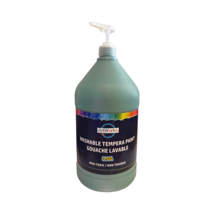 Washable Tempera Paint With Pump - 3.78L