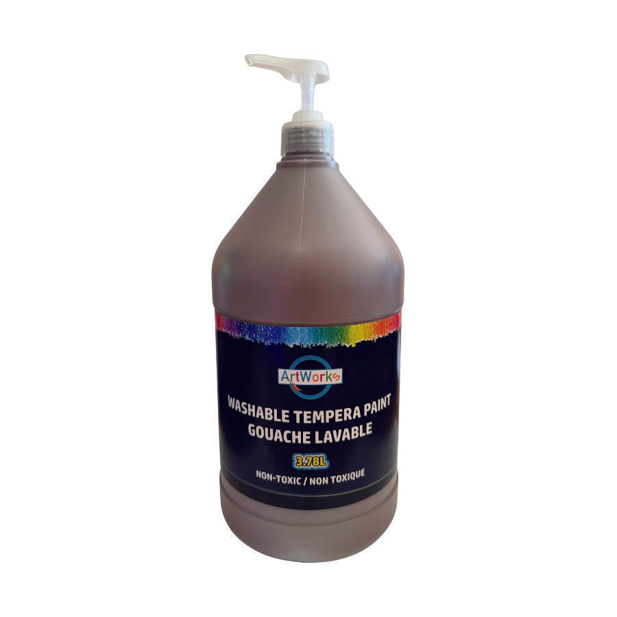 Washable Tempera Paint With Pump - 3.78L
