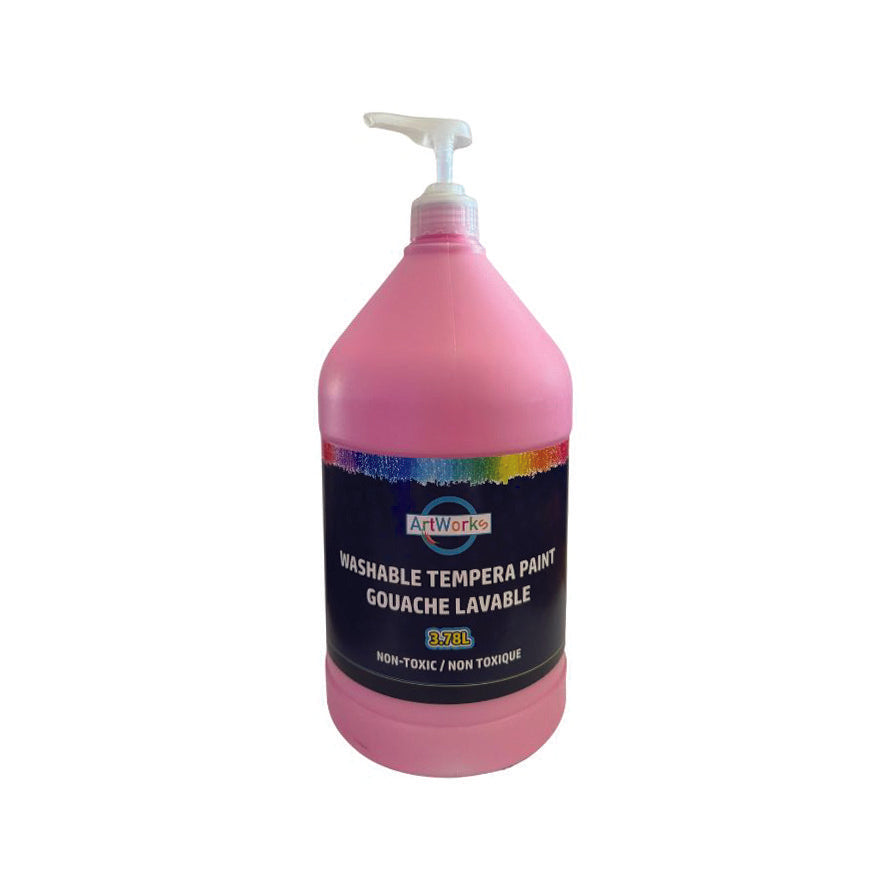 Washable Tempera Paint With Pump - 3.78L