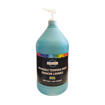 Washable Tempera Paint With Pump - 3.78L