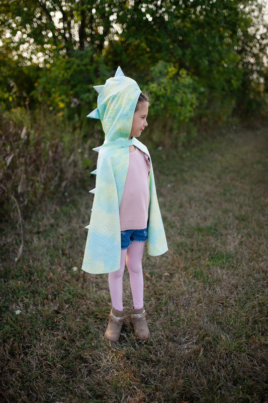 Rainbow Reversible Unicorn Dragon Cape Costume