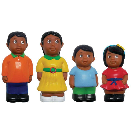 5" Multicultural Family Figures