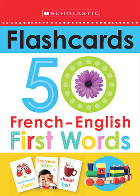 50 French-English First Words Flashcards