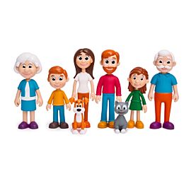 MEDIUM SKINNED FAMILY SET OF 8