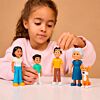 BROWN SKINNED FAMILY SET OF 8