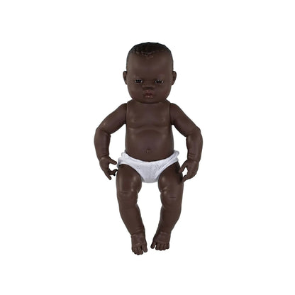 Newborn Doll - African Girl - 40cm