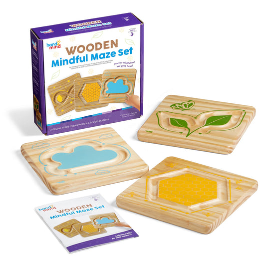 Wooden Mindful Maze Set