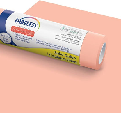 Papier Tableau d'Affichage Sucre Corail Grand Teint 48"X12"