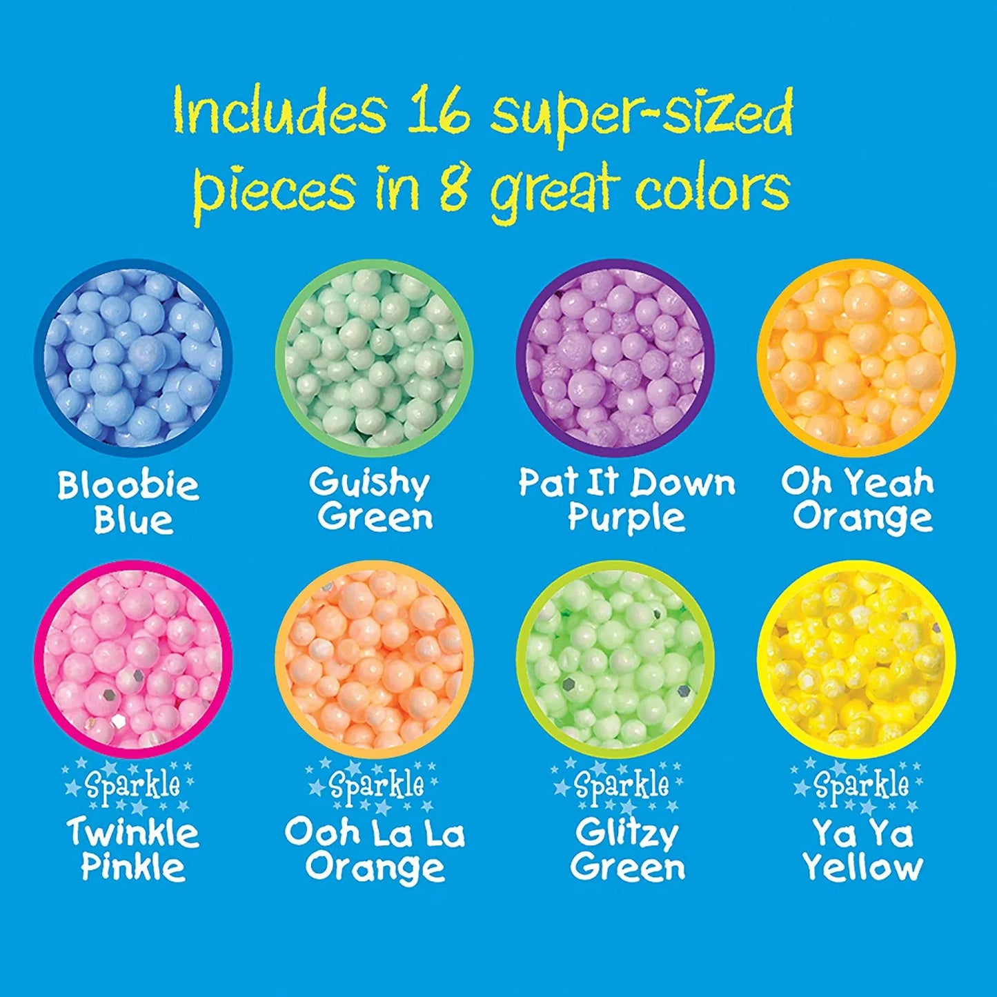 Playfoam® Class Pack (16 super-sized pieces in 8 colors)