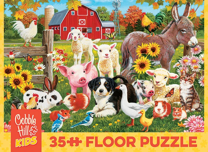 Farmyard Greetings - Floor Puzzle - 35 Pieces