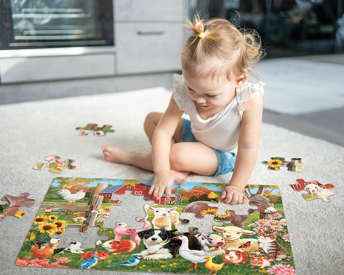 Farmyard Greetings - Floor Puzzle - 35 Pieces