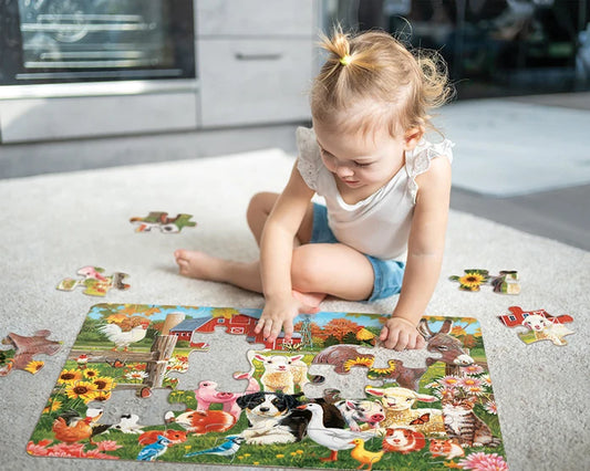 Farmyard Greetings - Floor Puzzle - 35 Pieces