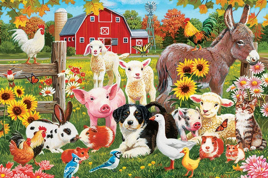 Farmyard Greetings - Floor Puzzle - 35 Pieces