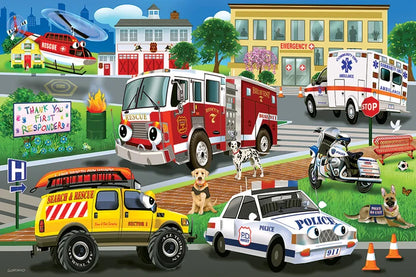 First Responders Floor Puzzle - 35 Pieces