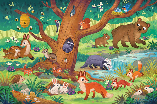 Bear & Friends Floor Puzzle - 35 Pieces