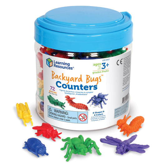 Backyard Bugs™ Counters, Set of 72