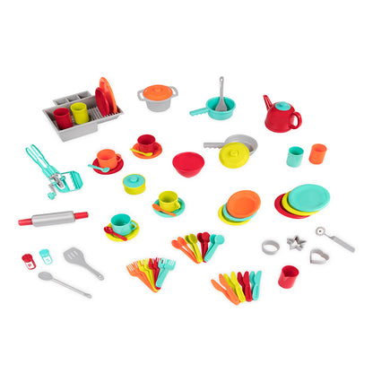 Deluxe Kitchen Playset - 71 Pieces