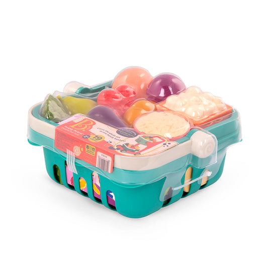 Basket With Freshly Picked Food