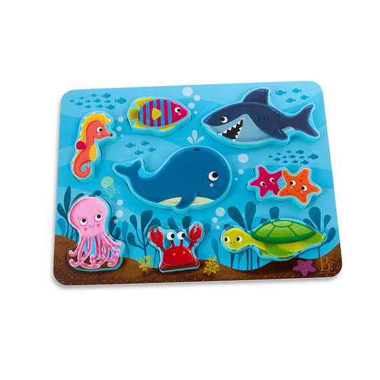 Peek & Explore Chunky Puzzle - Under the sea - 8 Pieces