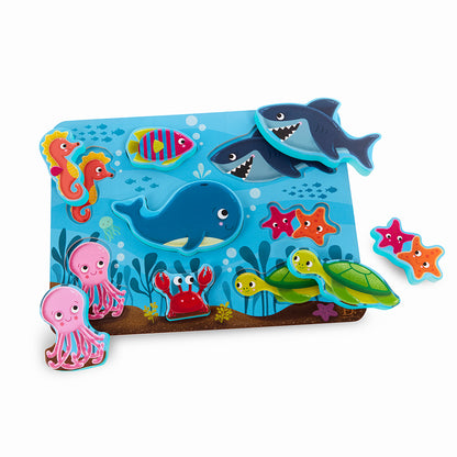 Peek & Explore Chunky Puzzle - Under the sea - 8 Pieces