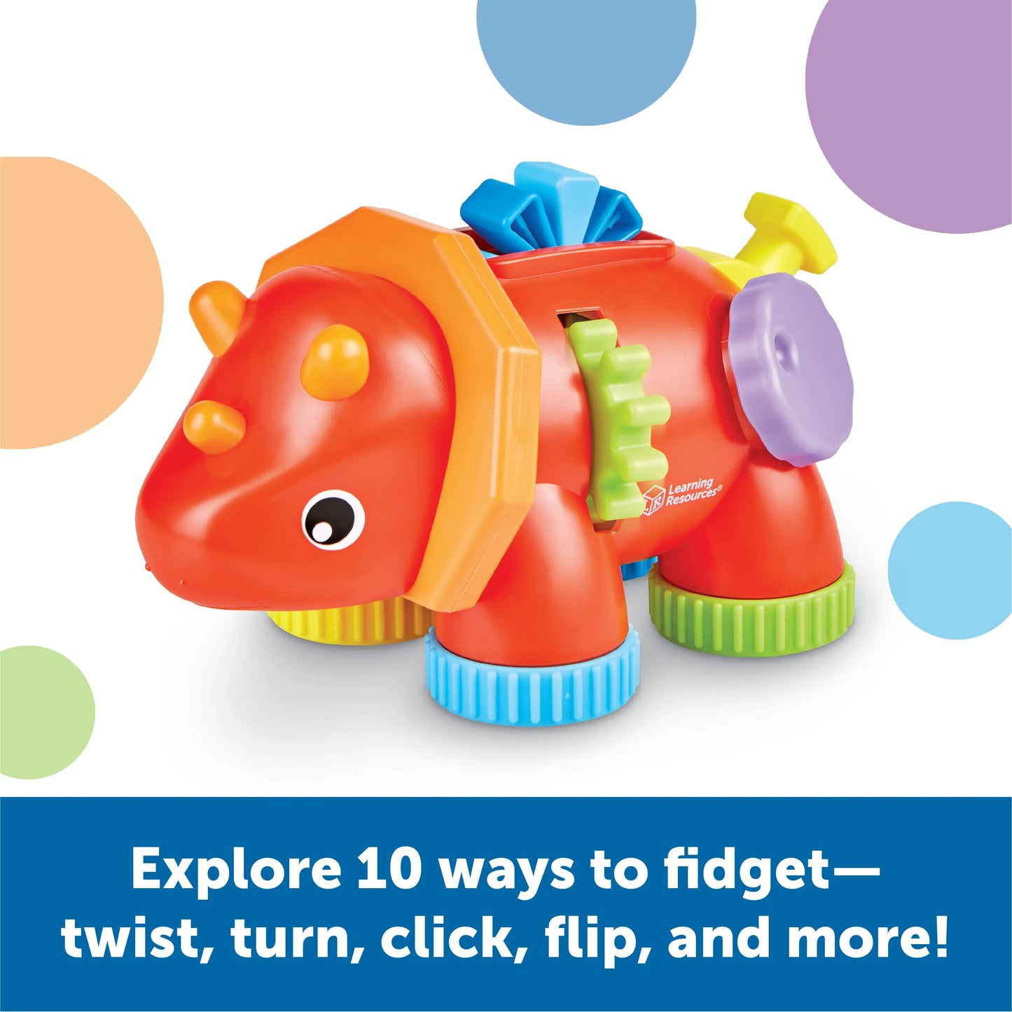 Tracy the Fidget Triceratops
