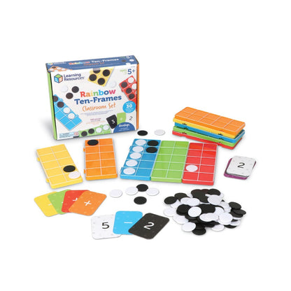 Rainbow Ten-Frames Classroom Set