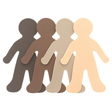 6? Multicultural Foam People - 12 Pieces