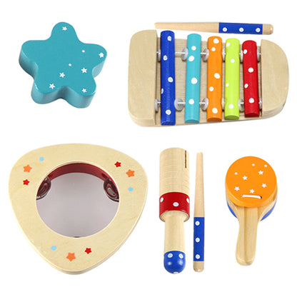 Ensemble de jouets musicaux en bois pour bébé