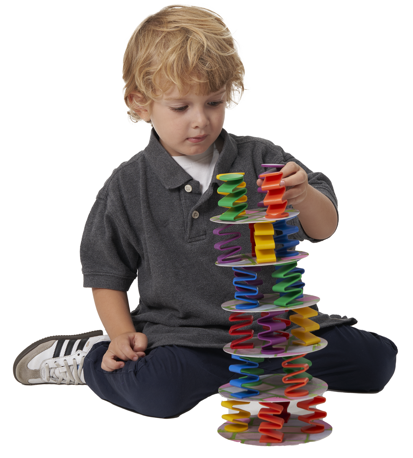 Topple Tower Spring Blocks (52 pcs)