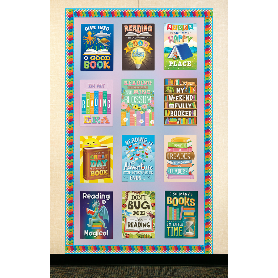 Books Straight Border Trim